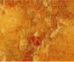 Кромка пластиковая без клея, цвет - янтарь золотой, 3050x32x0,6 мм