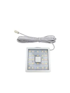 Светильник накладной 24LED, 60х60 мм,12V, 1.5W, цвет - теплый белый