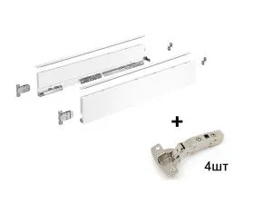 Комплект ящика AVANTECH YOU, H101, NL500, цвет - белый, с 4 петлями SENSYS 8645