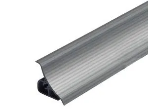 Плинтус АР 120, цвет - алюминиевая полоса, 3 м
