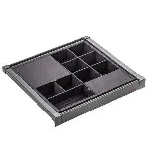 Органайзер для принадлежностей ELITE, в модуль 600 мм, с доводчиком, цвет - антрацит