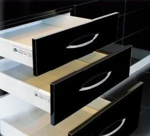 Prestige Box Plus, комплект высокого ящика, 450 мм, с 2 рейлингами, цвет - серый