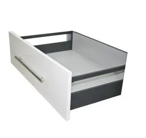 Престижбокс Tango Box, высокий, 400 мм, задняя стенка - 183 мм, цвет - графит