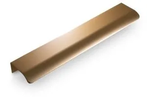 Мебельная ручка торцевая FP527-160 мм, цвет - матовое золото