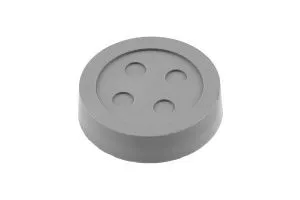 Мебельная ручка детская UM-BUTTON, пуговица, цвет - серый