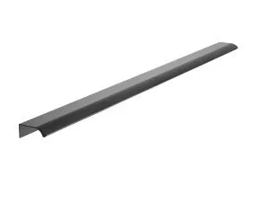Мебельная ручка торцевая FP527-512/597 мм, цвет - черный матовый