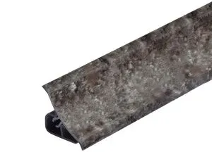 Плинтус АР 120, цвет - мрамор черный, 3 м