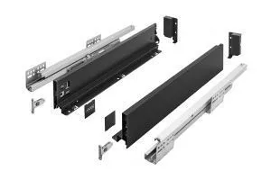 AXIS PRO, комплект низкого ящика A, 450 мм, H-86 мм, цвет - черный