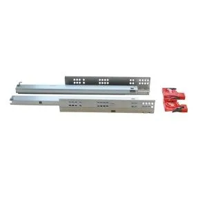 Направляющие скрытого монтажа G-SLIDE полного выдвижения, 450 мм, с доводчиком